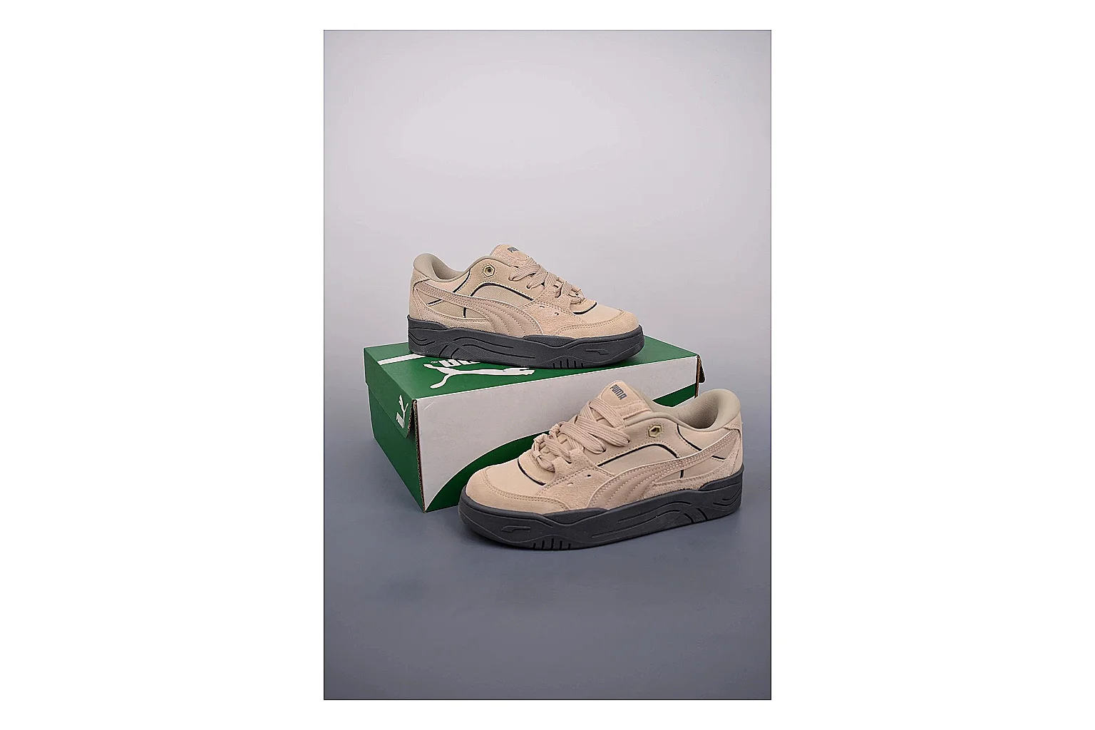 Casual Low-Top Sneaker 9750 shopping brief image showing red casual low-top with mixed-material upper and low-profile shape thumbnail 3