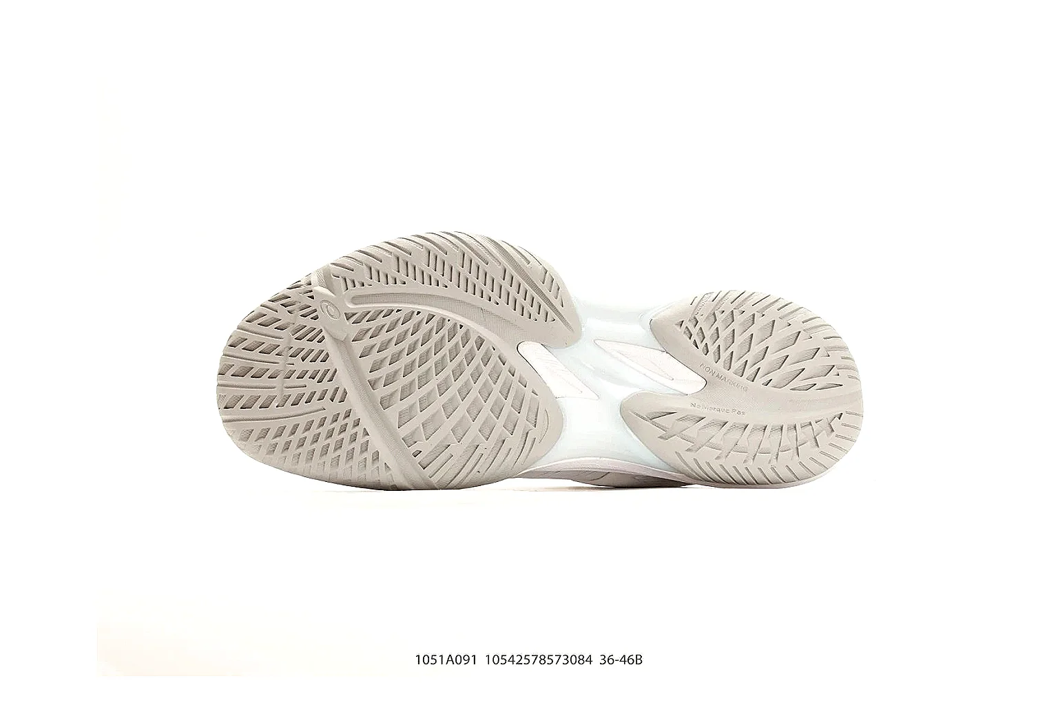 Training Runner White Black Sneaker shopping brief photo showing white black synthetic runner upper, layered support panels, training silhouette, and practical performance sole thumbnail 2