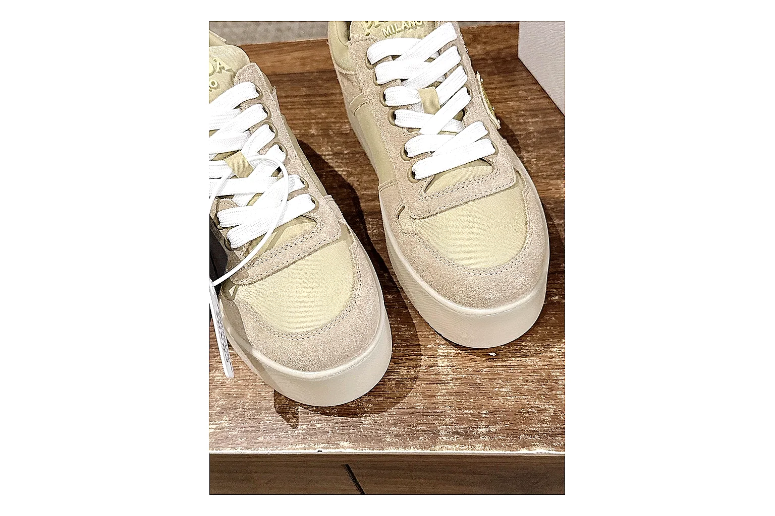gogobuy.cloud Cream Beige Platform Low 8823 Cream Beige low-top product image thumbnail 3