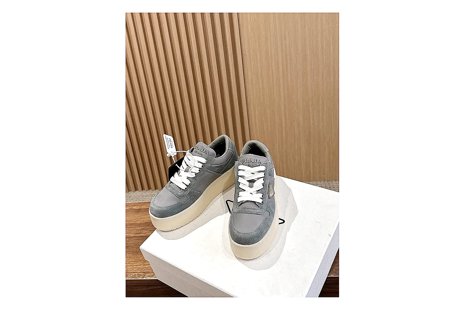 gogobuy.cloud Grey Platform Low 8764 Grey low-top product image thumbnail 6