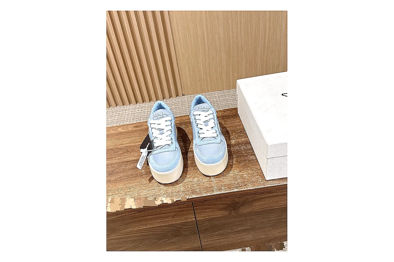 gogobuy.cloud Light Blue Platform Low 8808 Light Blue low-top product image