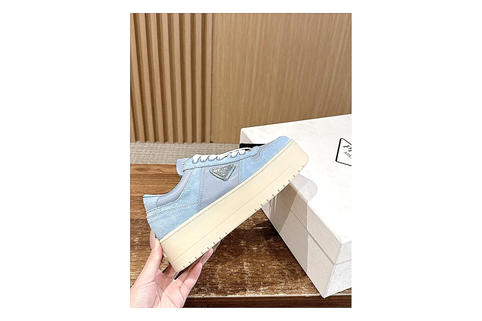 gogobuy.cloud Light Blue Platform Low 8808 Light Blue low-top product image thumbnail 2