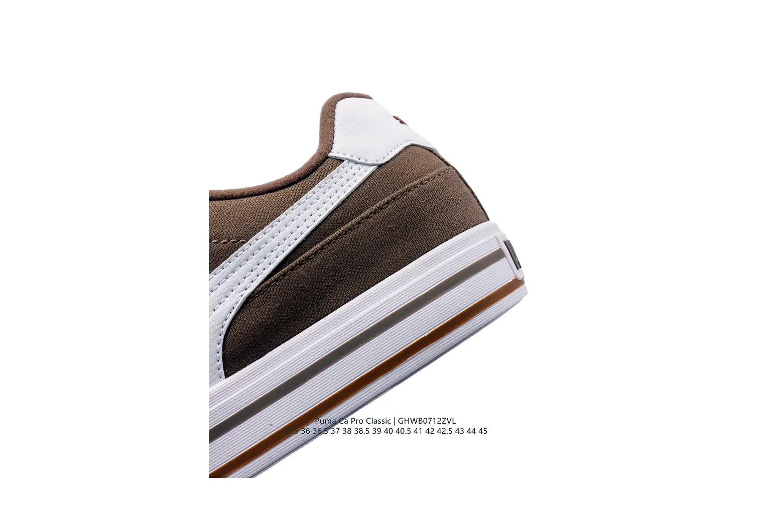Puma Palermo Brown White terrace sneaker six photo view thumbnail 3