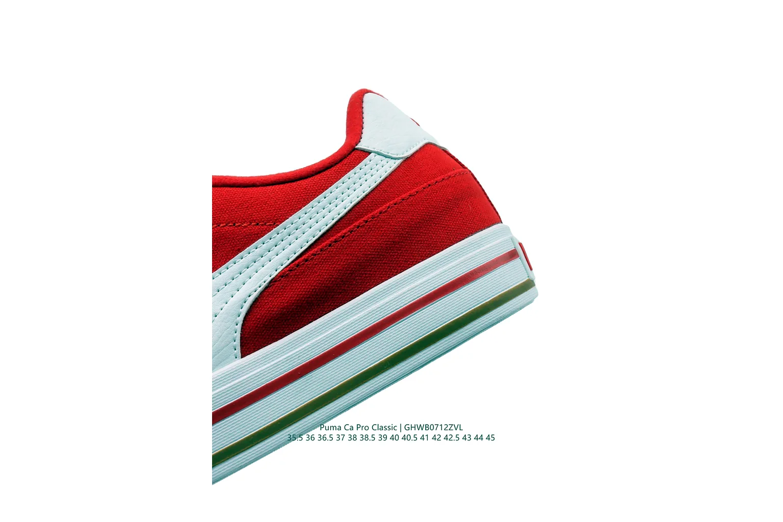 Puma Palermo Red White Green terrace sneaker six photo view thumbnail 3