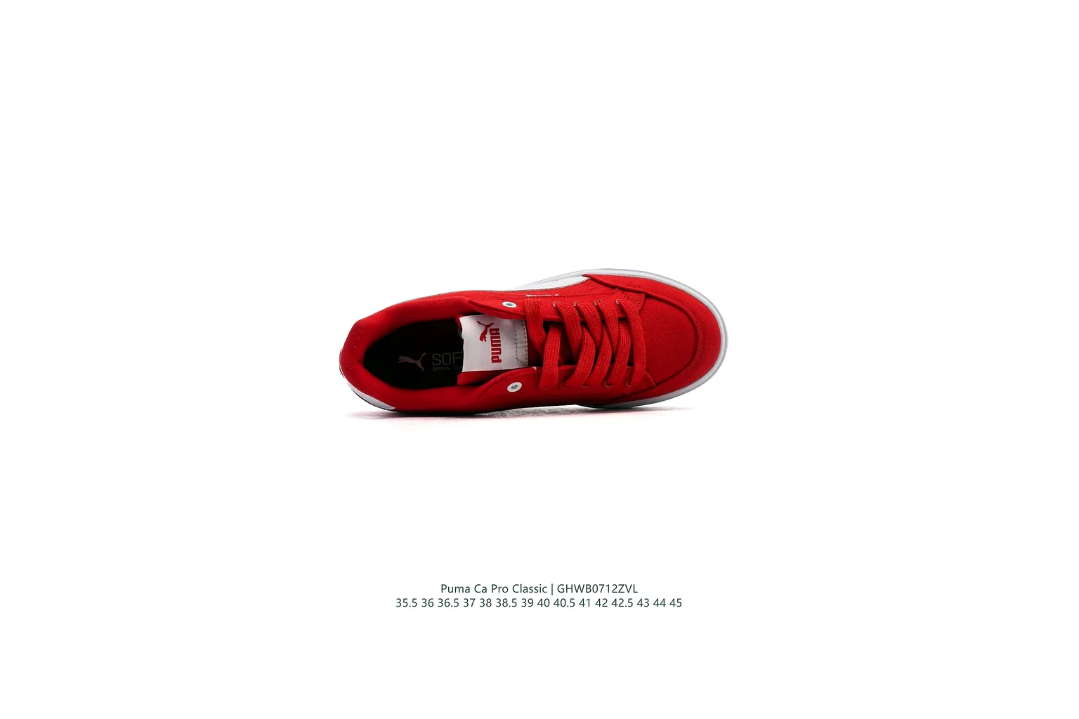 Puma Palermo Red White Green terrace sneaker six photo view thumbnail 5