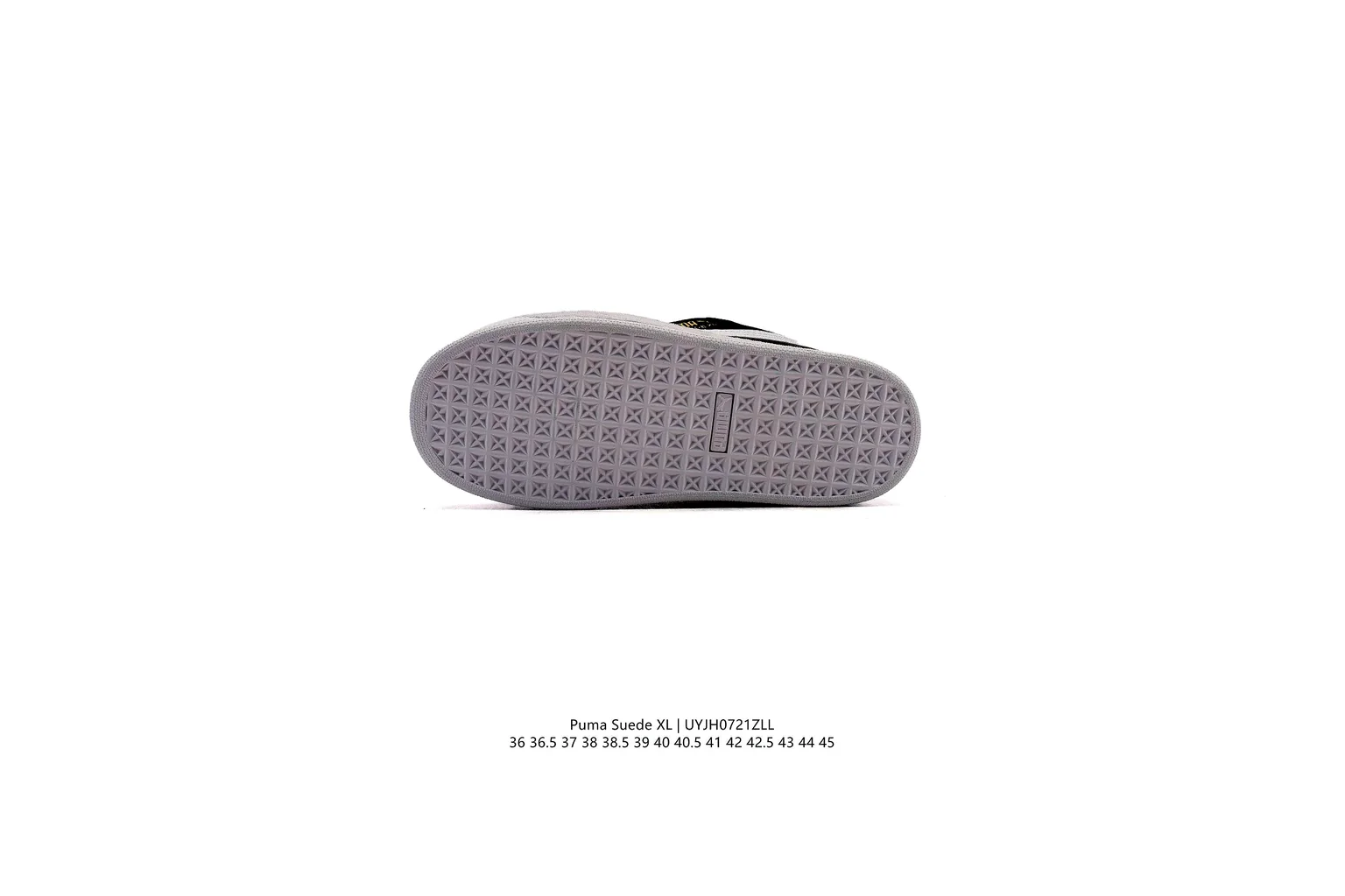 Puma Suede Black White suede low top six photo view thumbnail 2