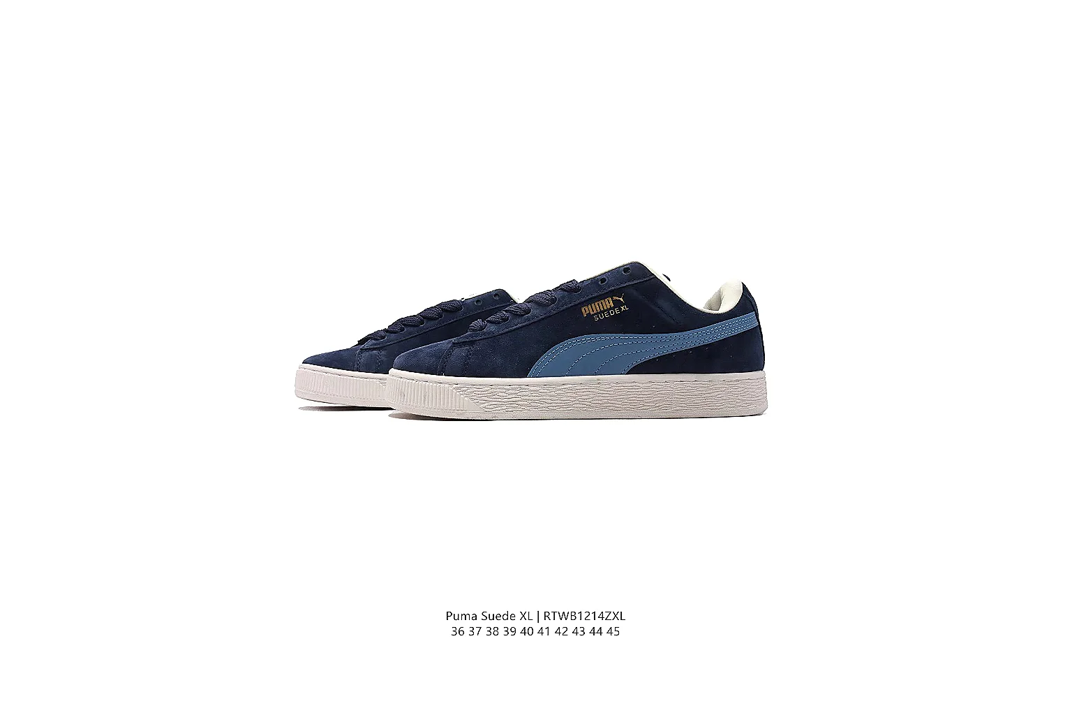 gogobuy.cloud Puma Navy Gum Suede Low 0839 Navy Gum low-top product image thumbnail 4