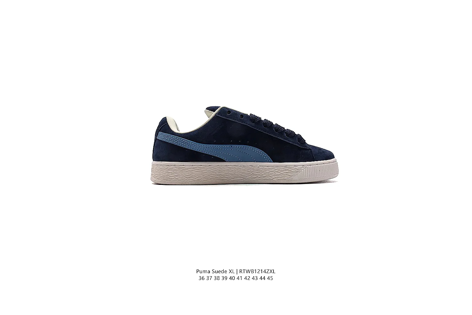 gogobuy.cloud Puma Navy Gum Suede Low 0839 Navy Gum low-top product image thumbnail 5