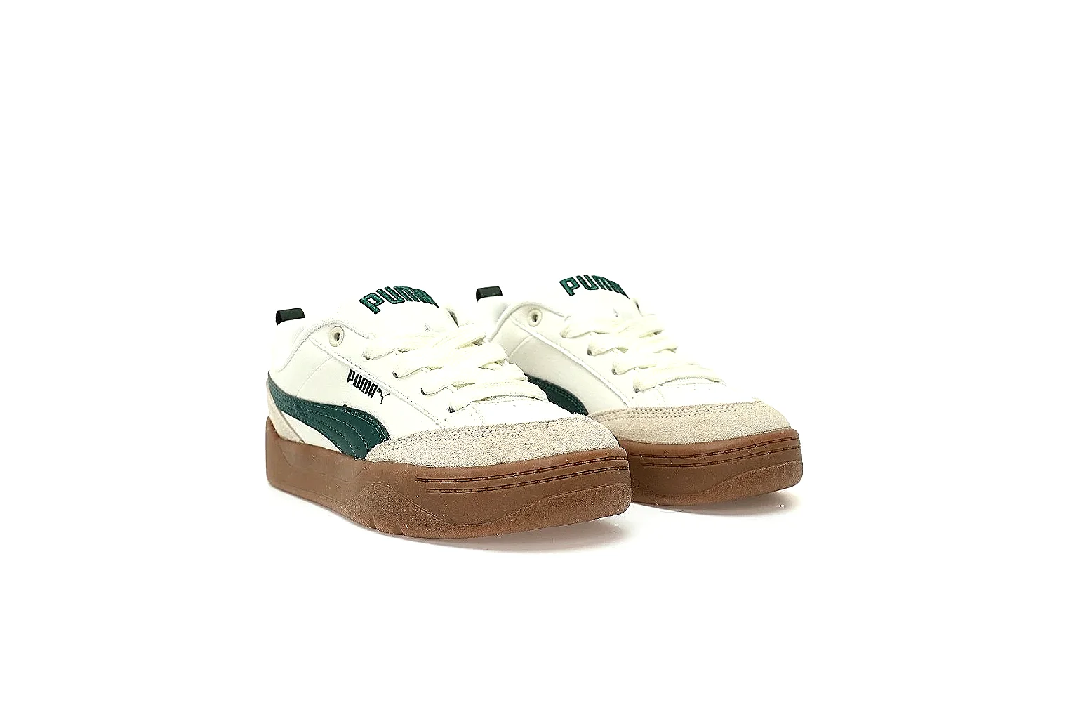 GogoBuy agent brief photos for Puma White Green Gum Low Sneaker thumbnail 3