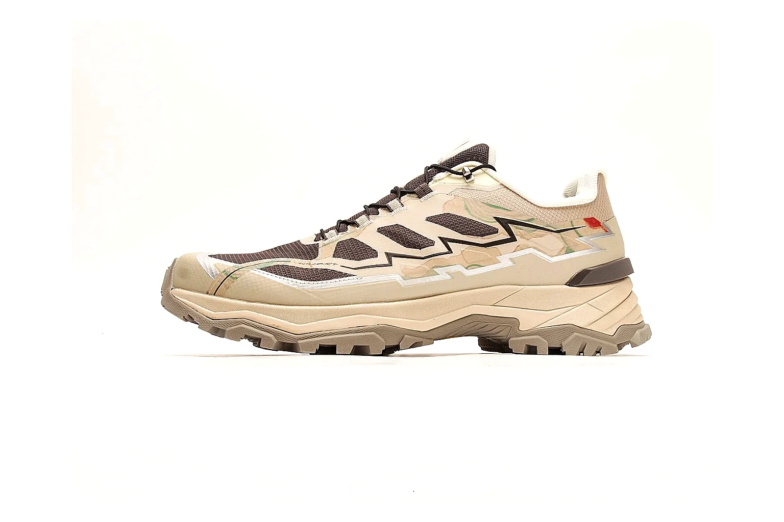 gogobuy.cloud Salomon Trail Runner Beige Brown agent risk brief six-photo gallery thumbnail 2