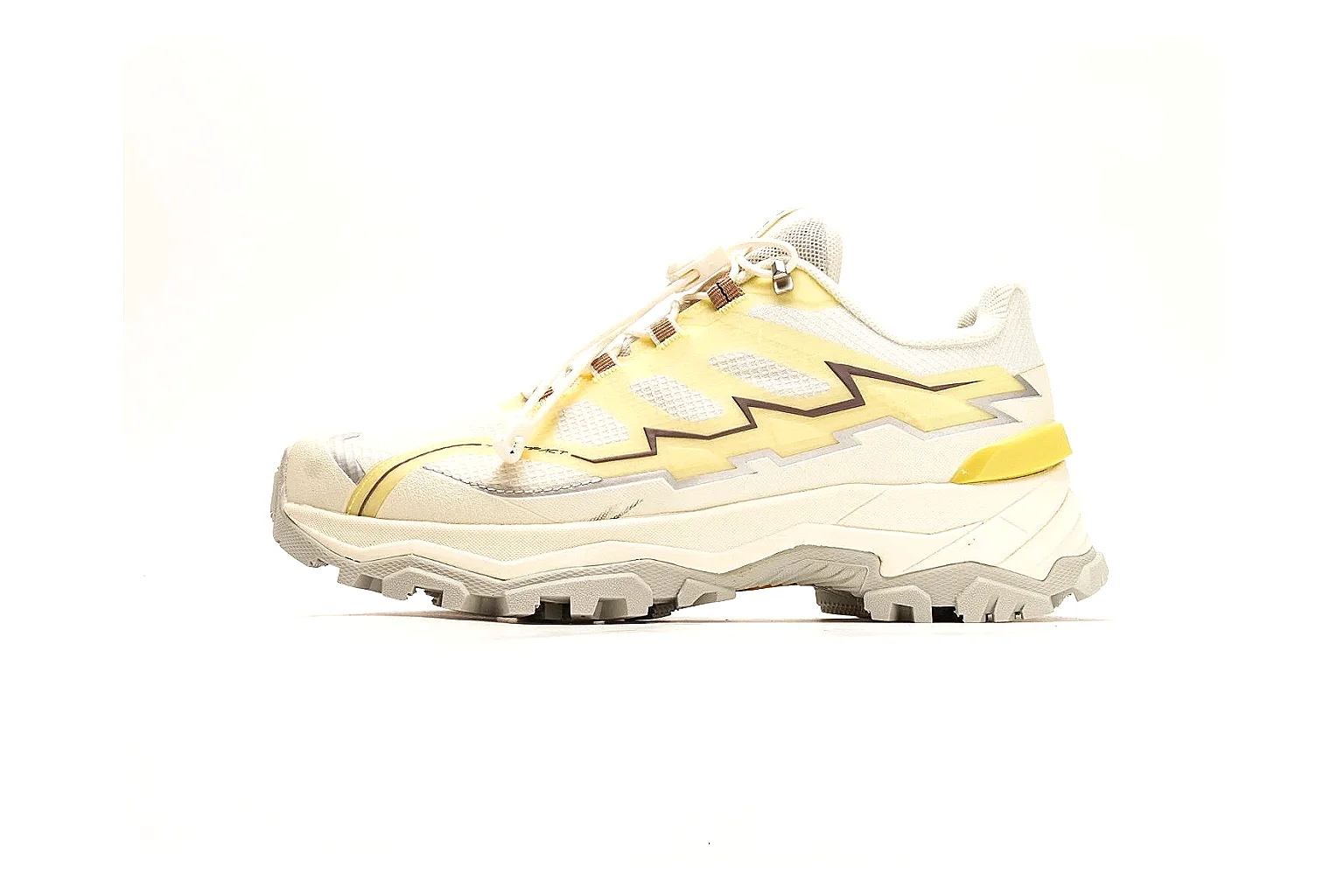 gogobuy.cloud Salomon Trail Runner White Yellow agent risk brief six-photo gallery thumbnail 2