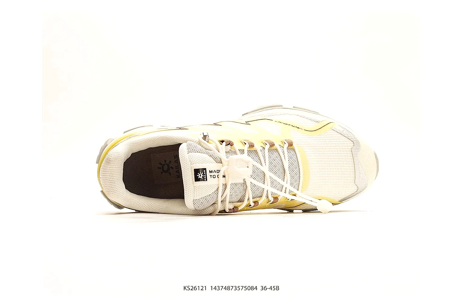 gogobuy.cloud Salomon Trail Runner White Yellow agent risk brief six-photo gallery thumbnail 5