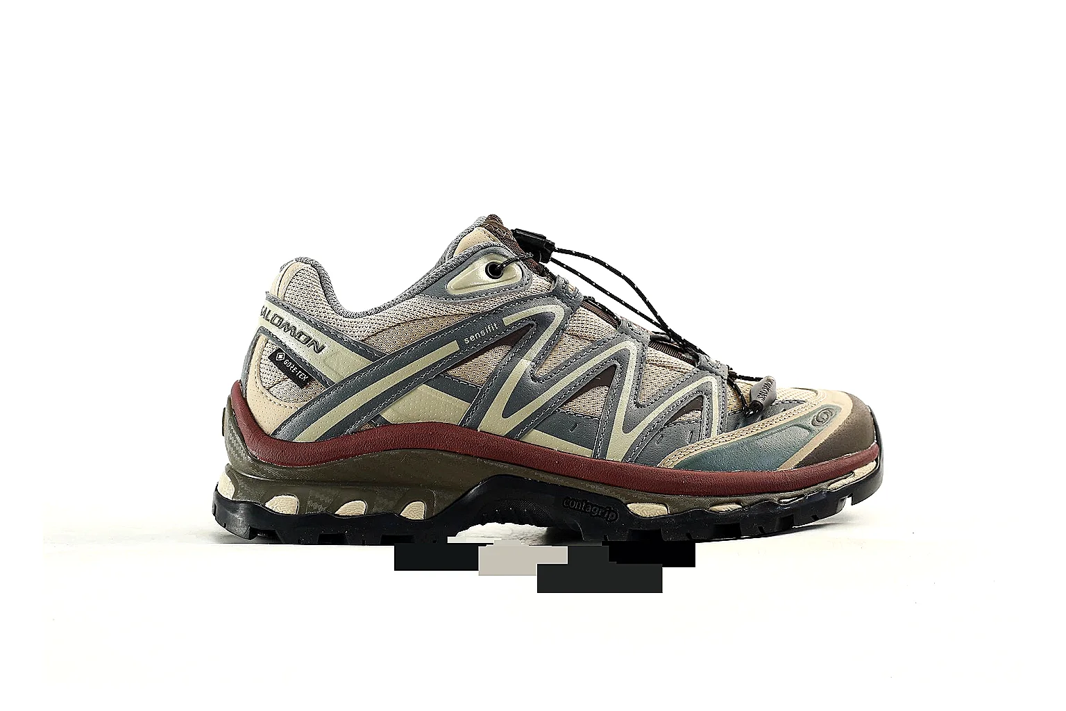 Salomon XT-6 Gray Burgundy Sneaker 5972 agent value and shipping risk image thumbnail 2