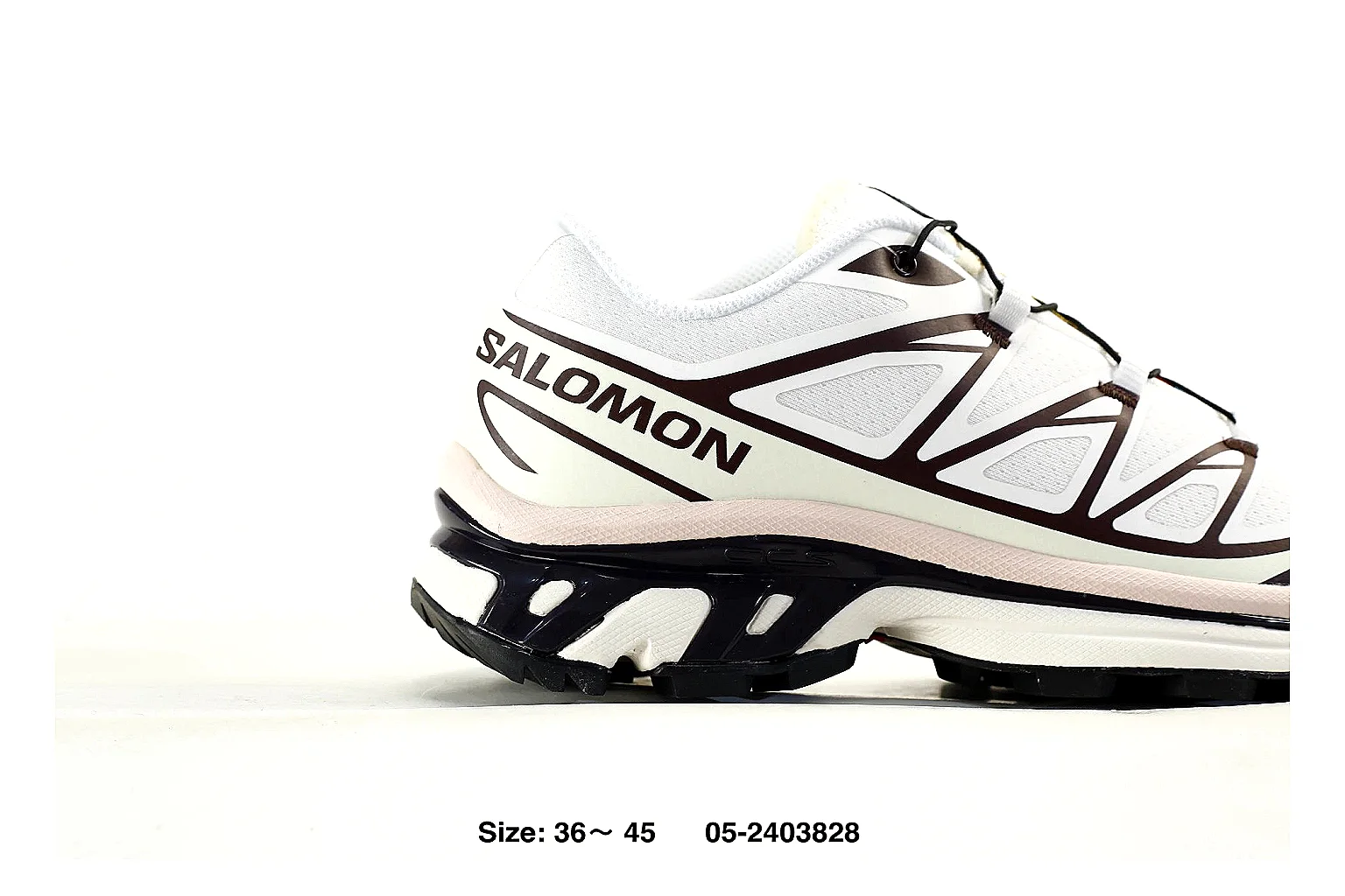 Salomon XT-6 White Black Sneaker 5146 agent value and shipping risk image thumbnail 4