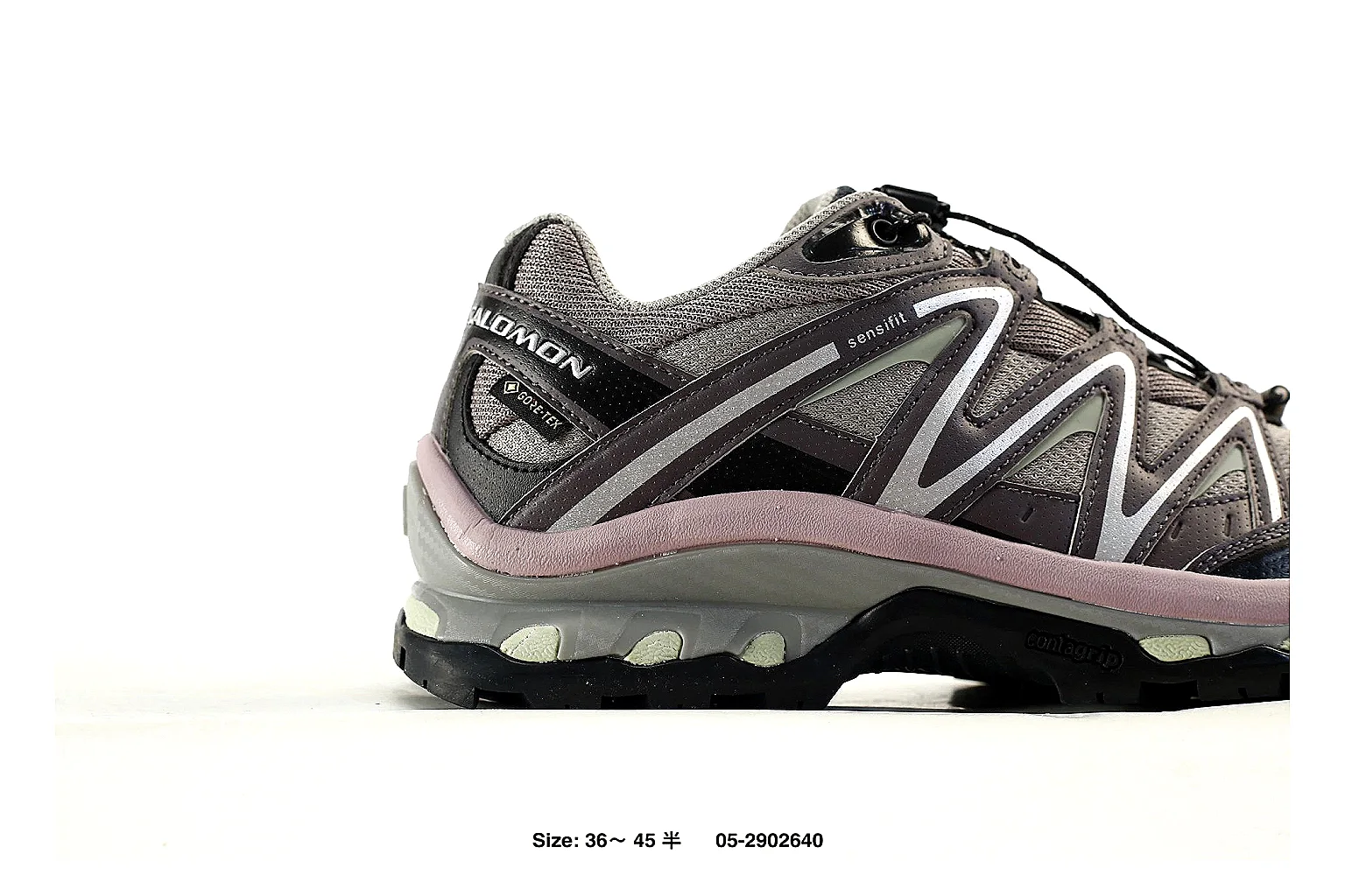 Salomon XT style runner Silver Gray 5989 agent shopping brief six-photo gallery thumbnail 4
