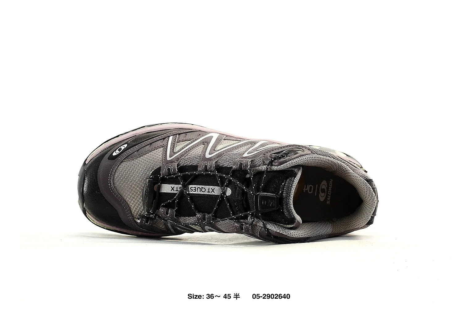 Salomon XT style runner Silver Gray 5989 agent shopping brief six-photo gallery thumbnail 6