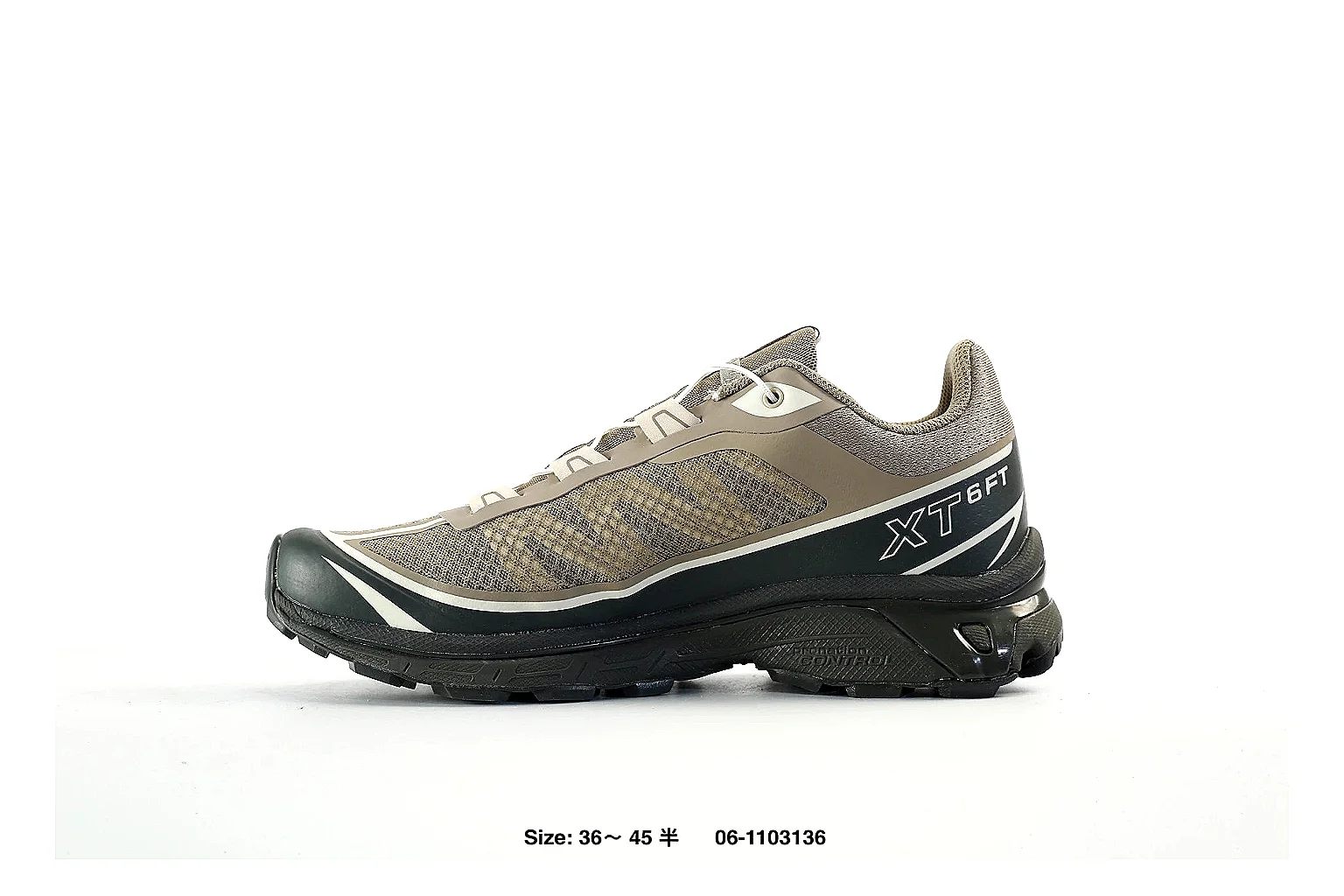 Salomon XT trail runner Beige Black 1746 agent shopping brief six-photo gallery thumbnail 5