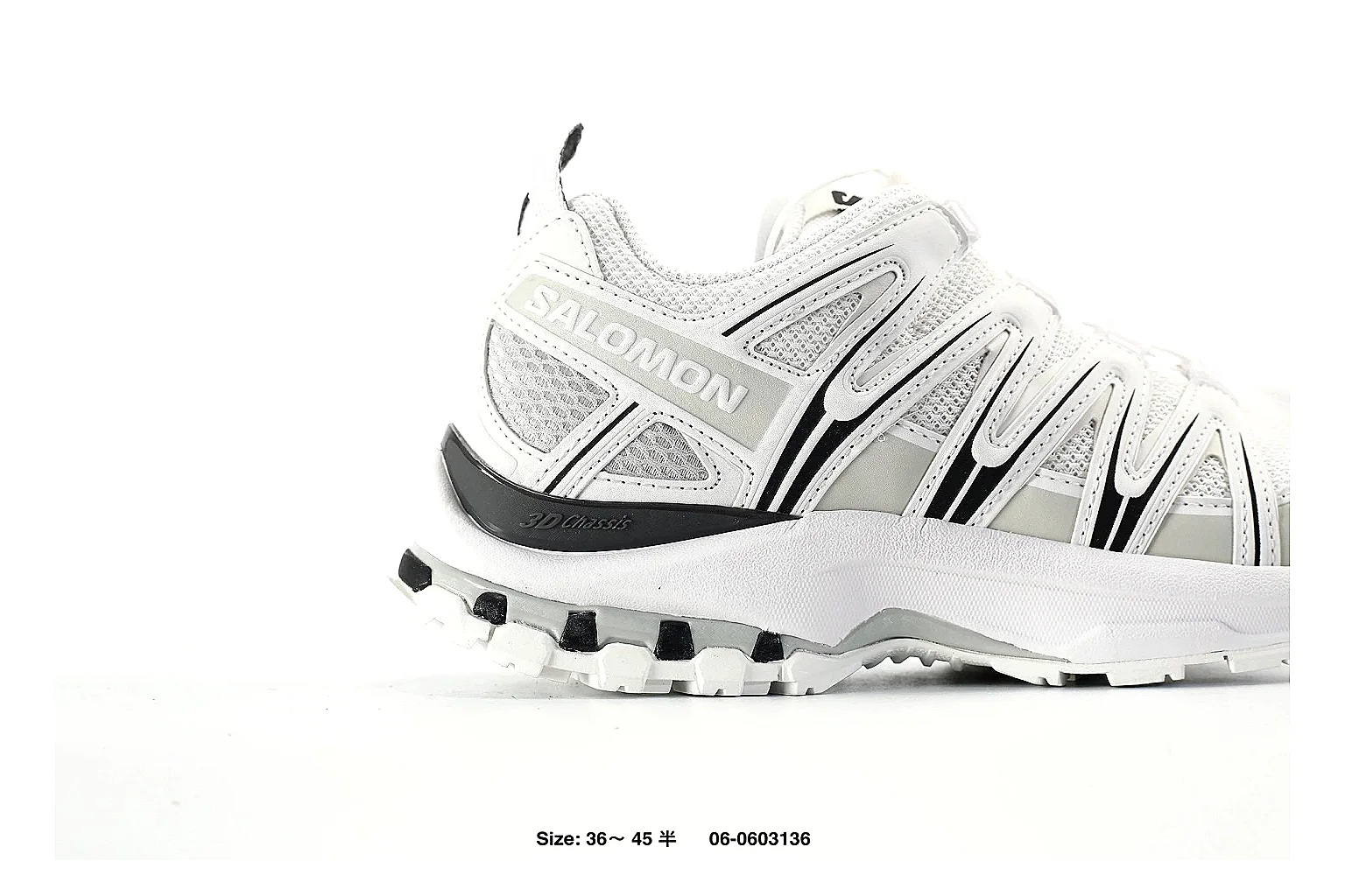 Salomon XT trail runner White Black 0676 agent shopping brief six-photo gallery thumbnail 4