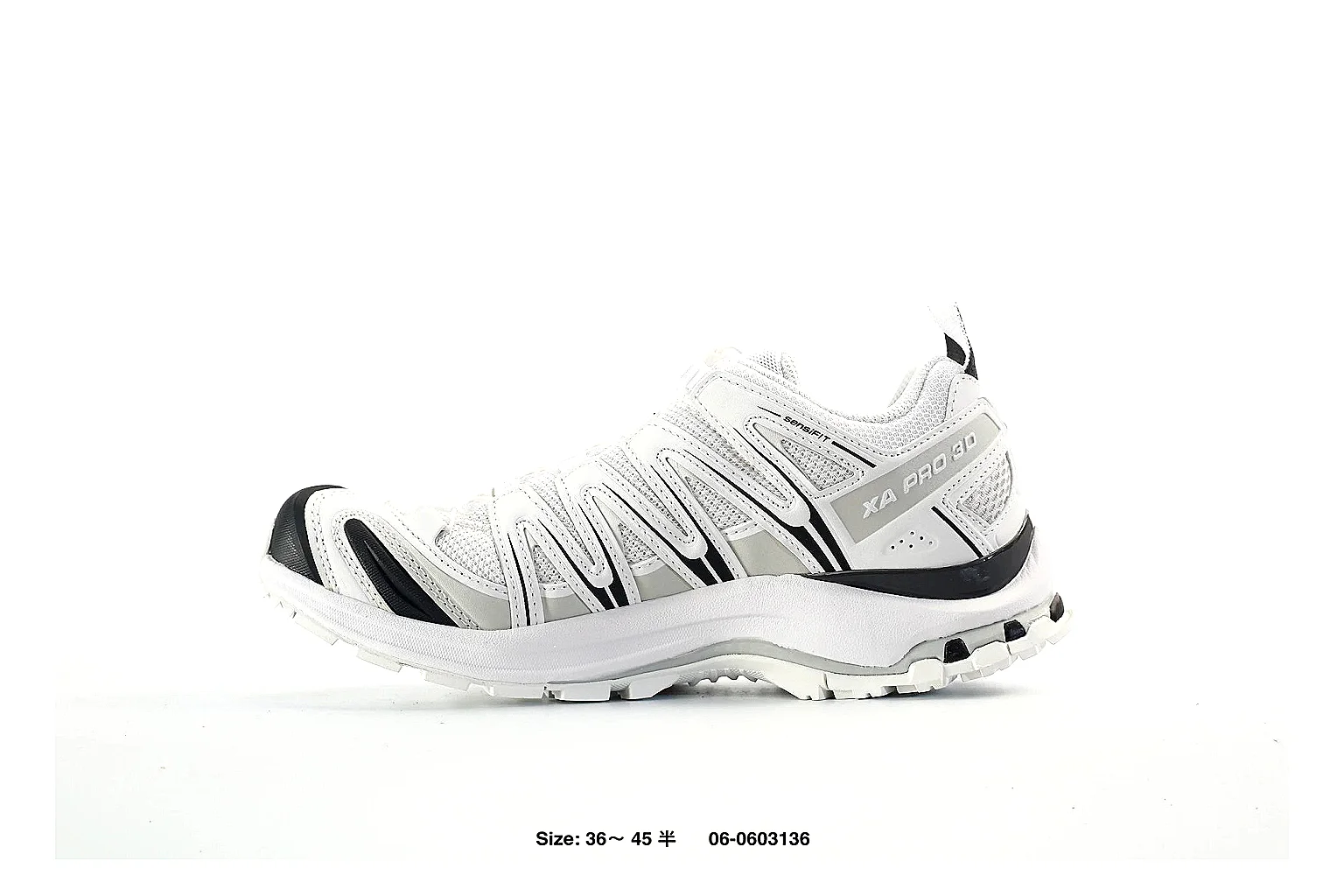 Salomon XT trail runner White Black 0676 agent shopping brief six-photo gallery thumbnail 5