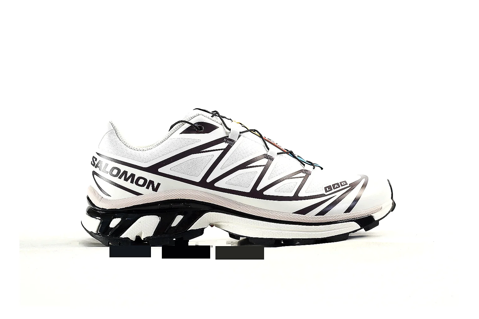 Salomon XT trail runner White Black 5508 agent shopping brief six-photo gallery thumbnail 2