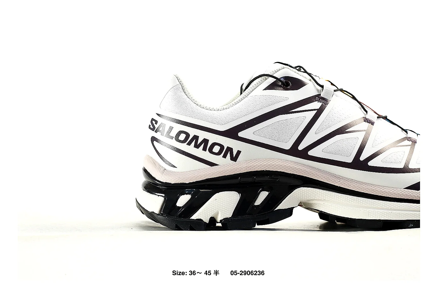 Salomon XT trail runner White Black 5508 agent shopping brief six-photo gallery thumbnail 4