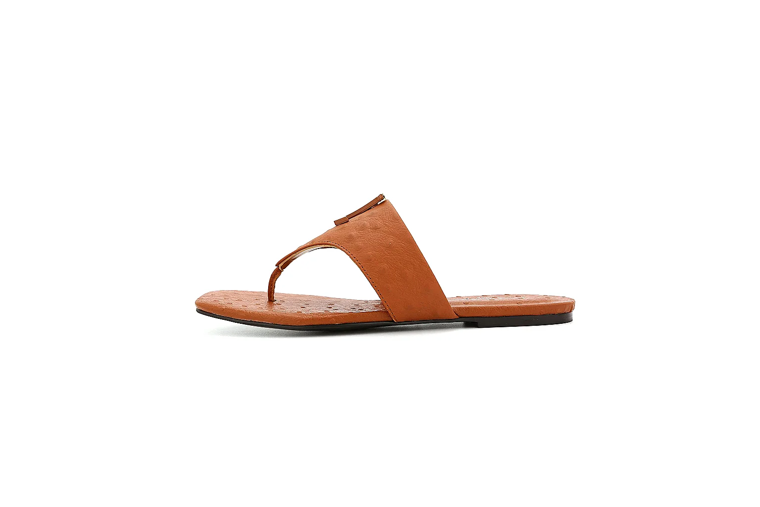 GogoBuy agent brief photos for Other Brown Leather Slide Sandal