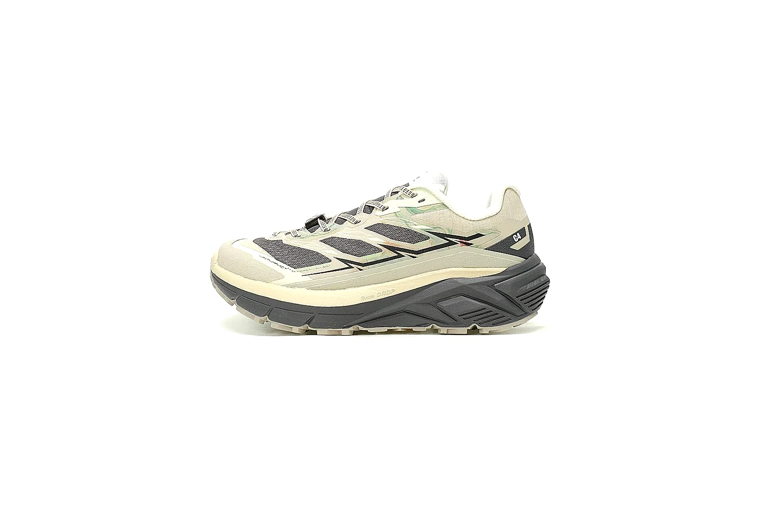 GogoBuy agent brief photos for Other Gray Olive Retro Runner Sneaker