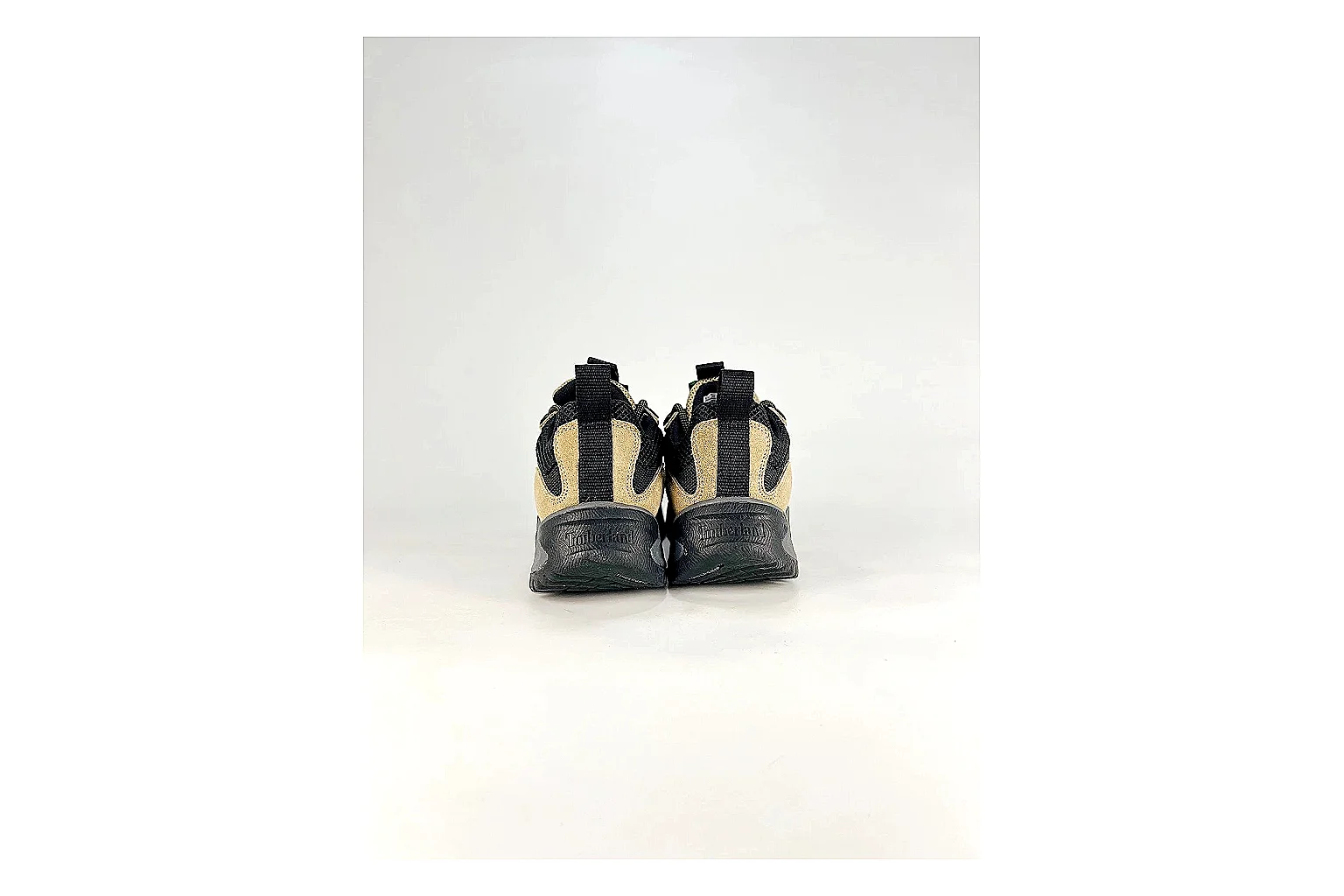Timberland Motion Access Beige Black Sneakers shopping brief image showing beige black outdoor sneakers with mesh-leather texture, side-profile shape, upper panel lines, and outsole detail thumbnail 6