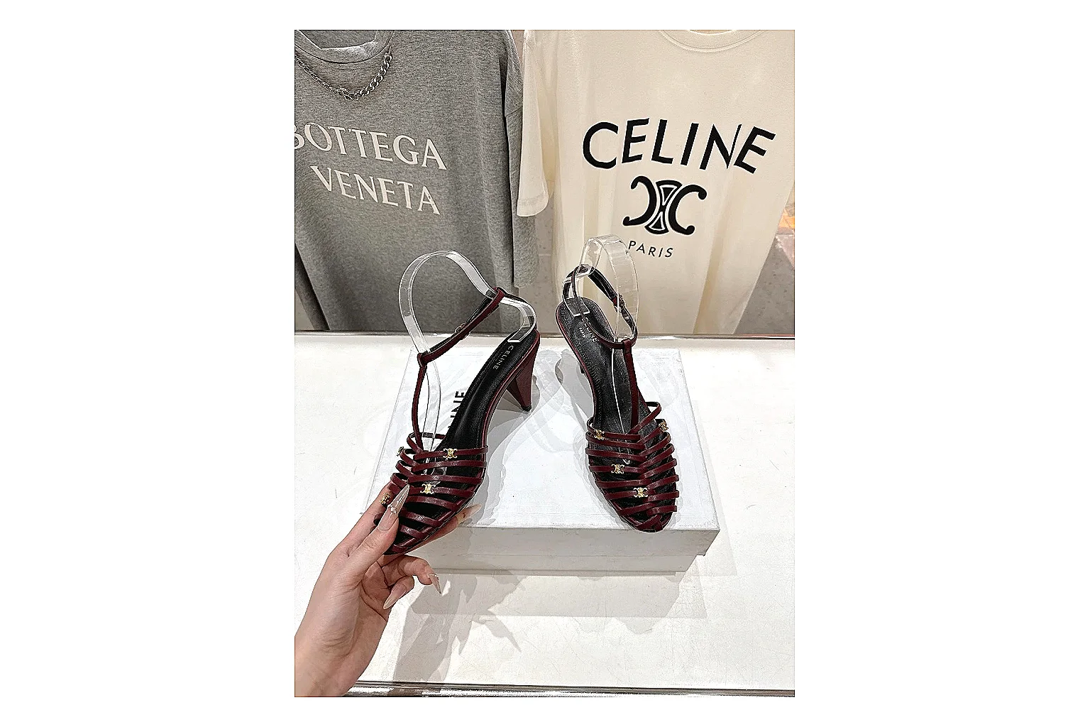 gogobuy.cloud Burgundy Woven Mary Jane 8926 Burgundy Black low-top product image thumbnail 5