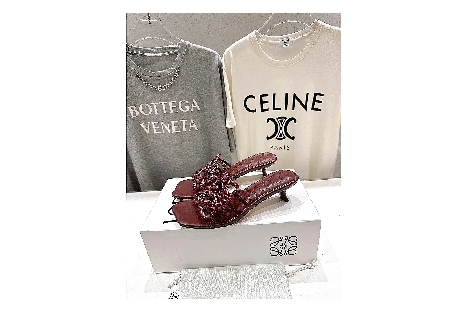 gogobuy.cloud Burgundy Woven Mule 9843 Burgundy mule product image thumbnail 6