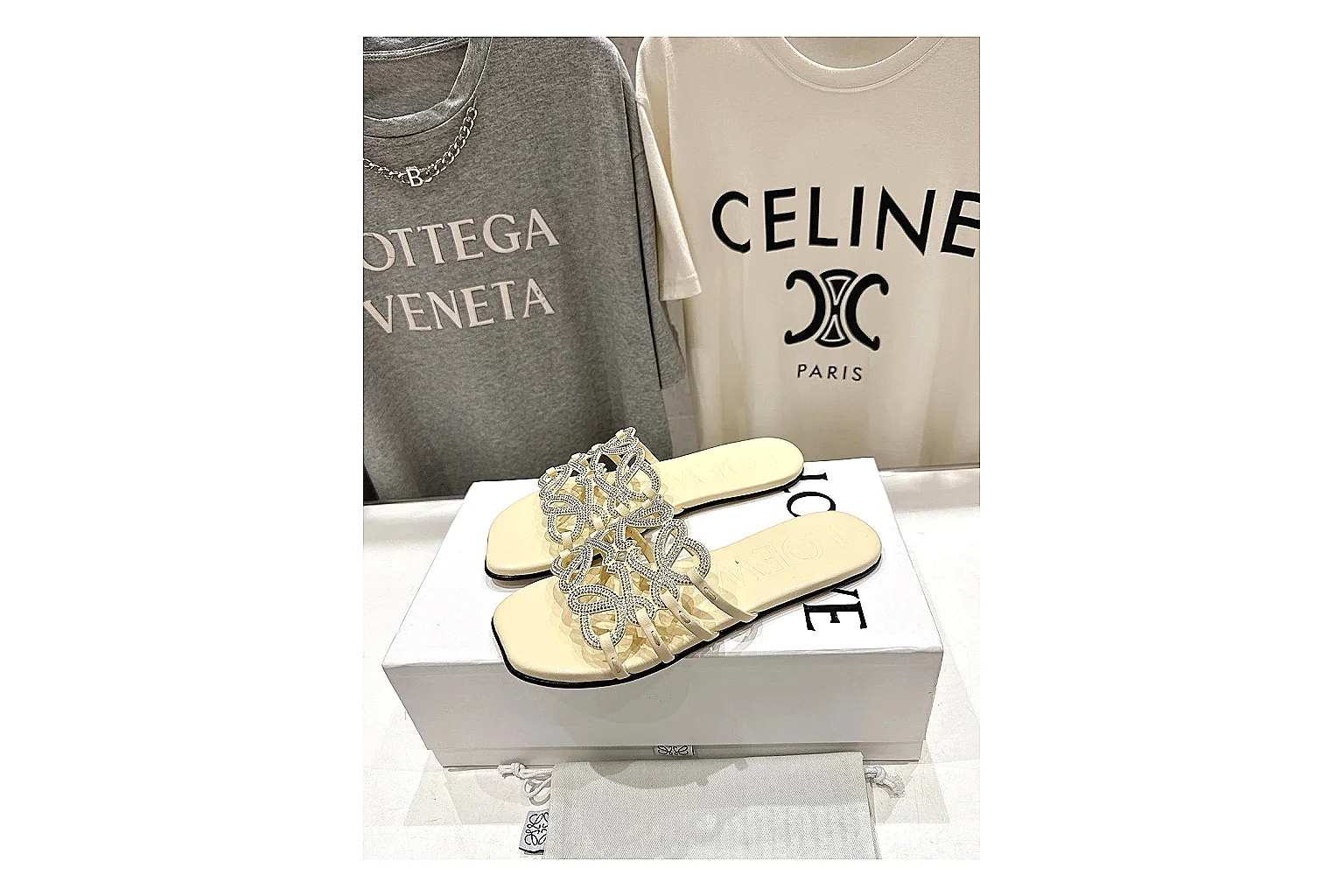 gogobuy.cloud Cream Woven Mule 9127 Cream mule product image thumbnail 6