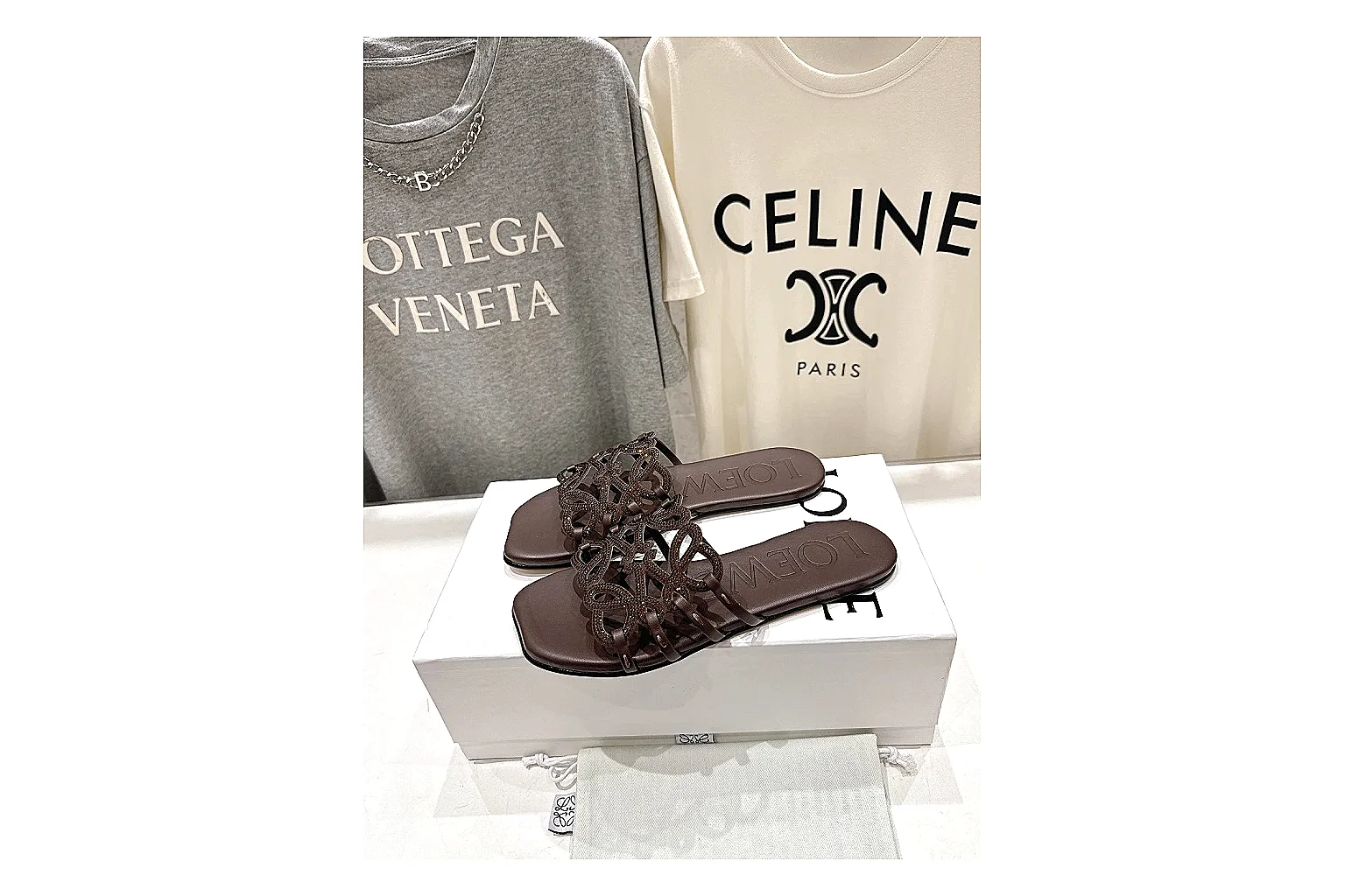 gogobuy.cloud Dark Brown Woven Mule 9245 Dark Brown mule product image thumbnail 6