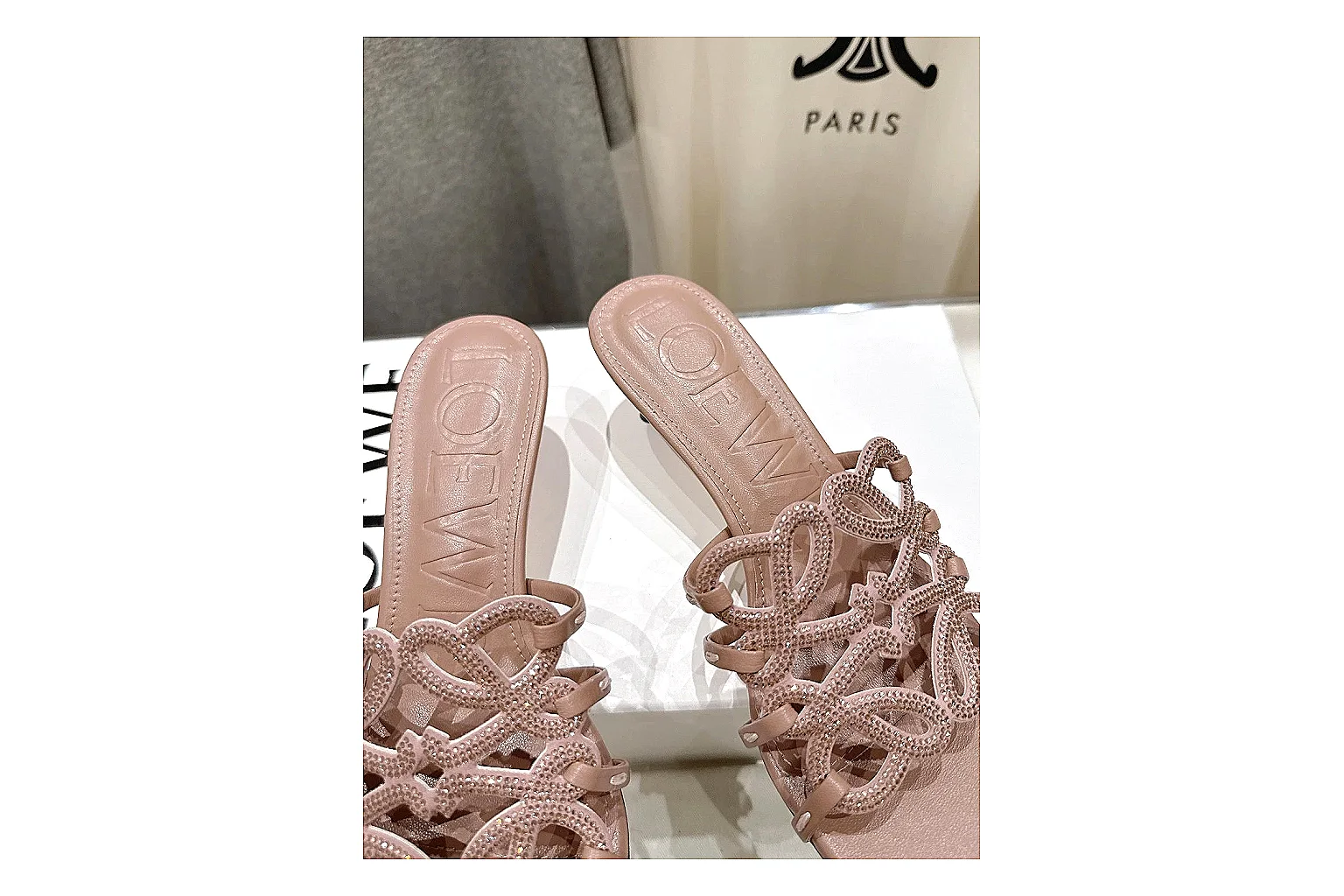 gogobuy.cloud Pink Woven Mule 0006 Pink mule product image thumbnail 3