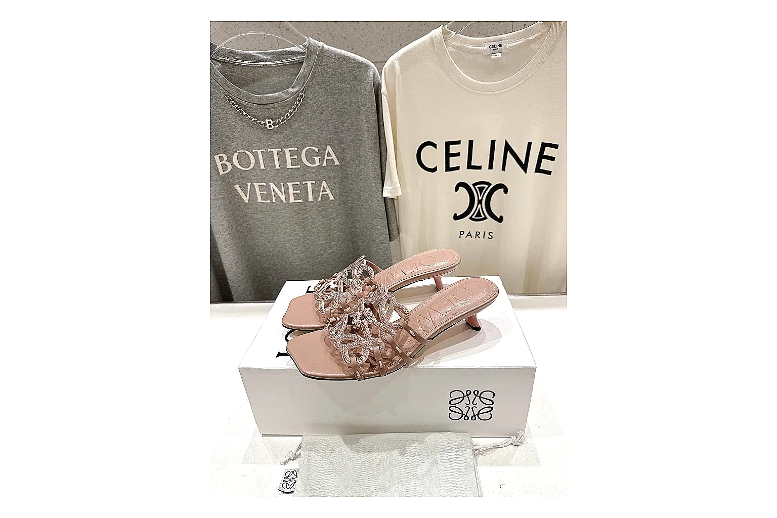 gogobuy.cloud Pink Woven Mule 0006 Pink mule product image thumbnail 6