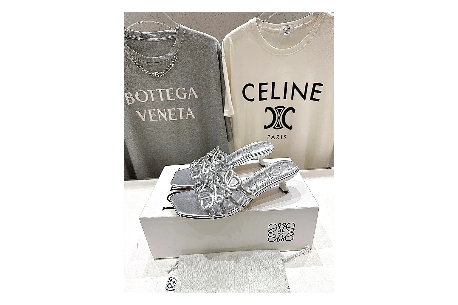 gogobuy.cloud Silver Woven Mule 9533 Silver mule product image thumbnail 6