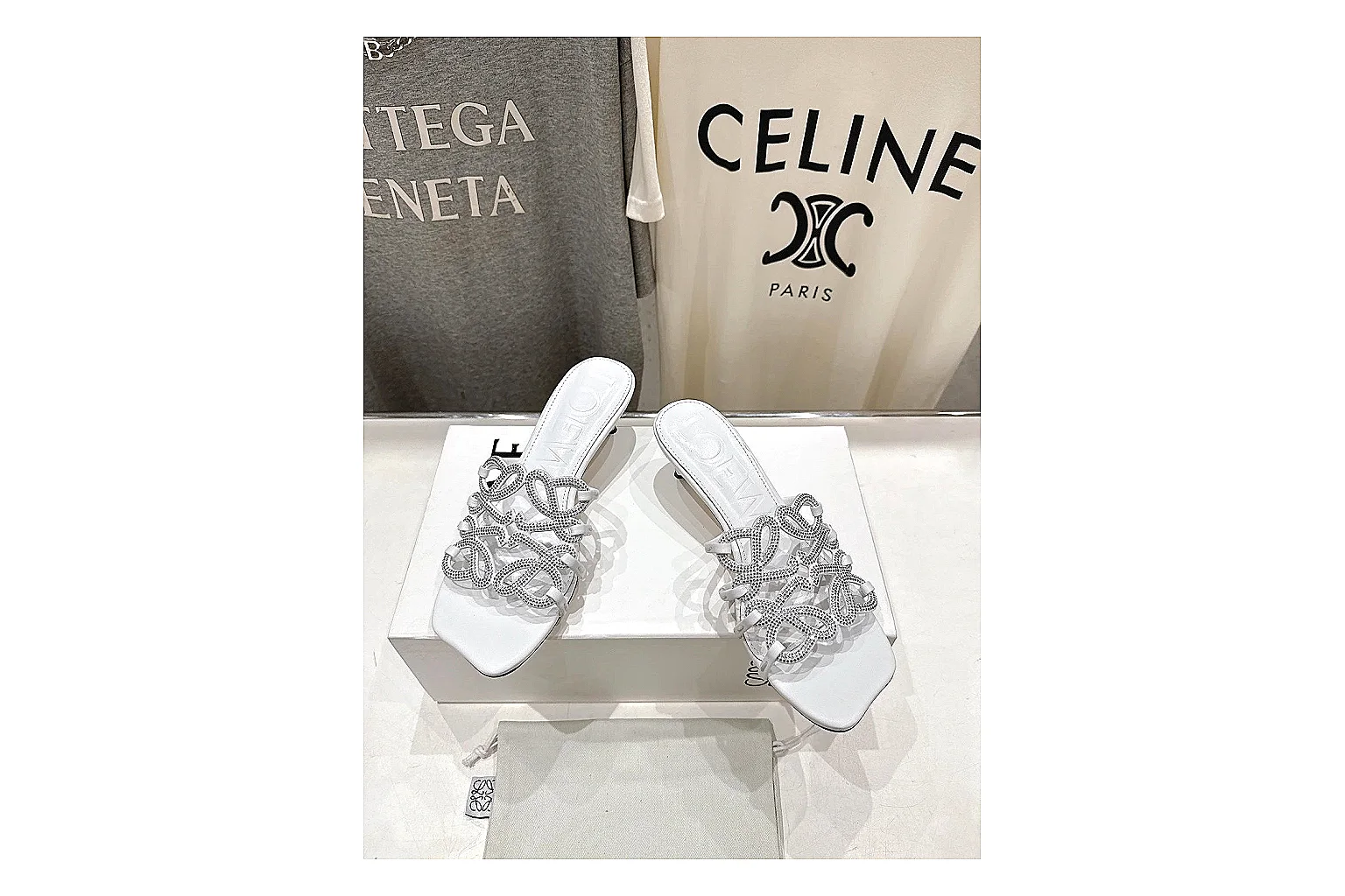 gogobuy.cloud Silver Woven Mule 9645 Silver mule product image thumbnail 4