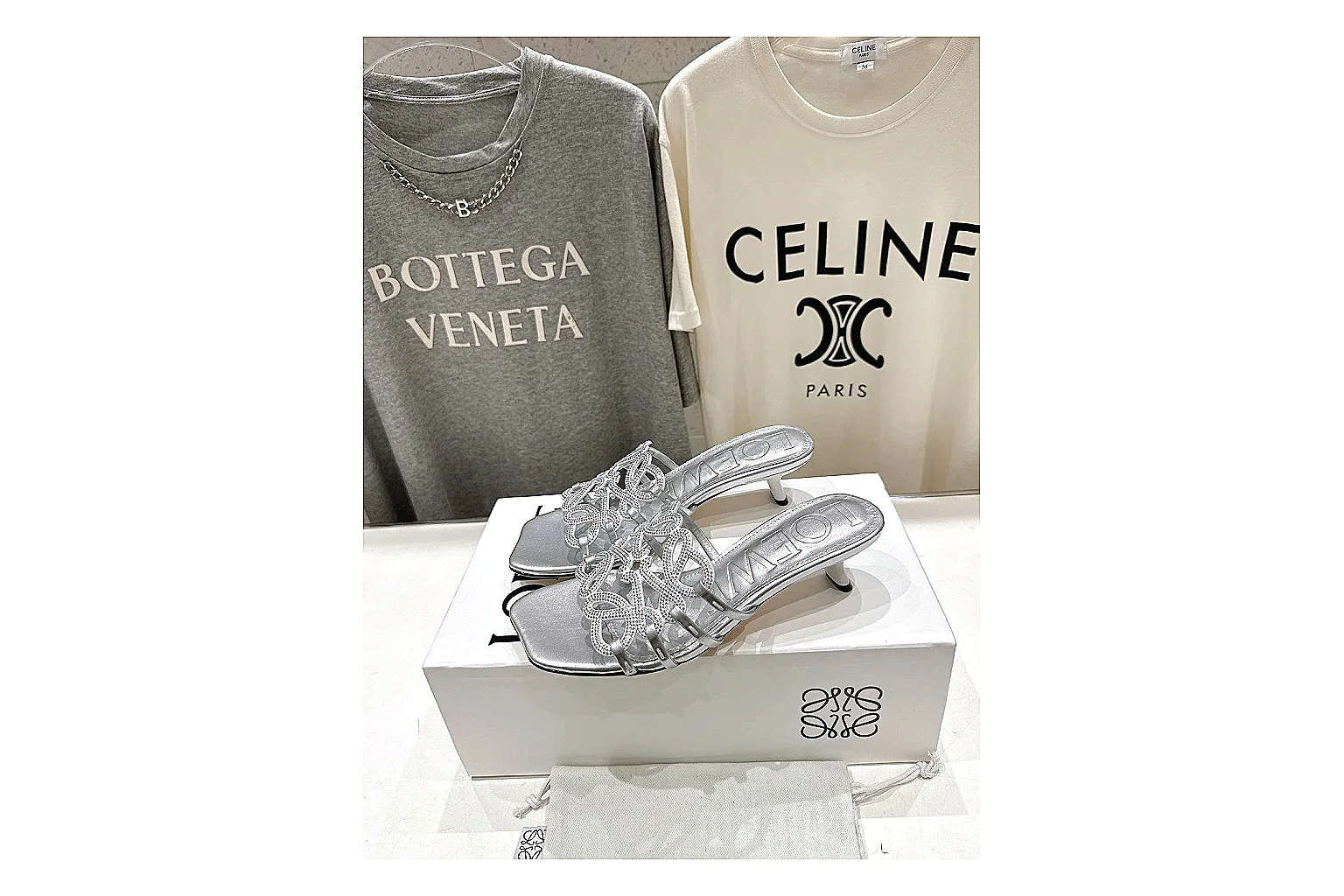 gogobuy.cloud Silver Woven Mule 9721 Silver mule product image thumbnail 6