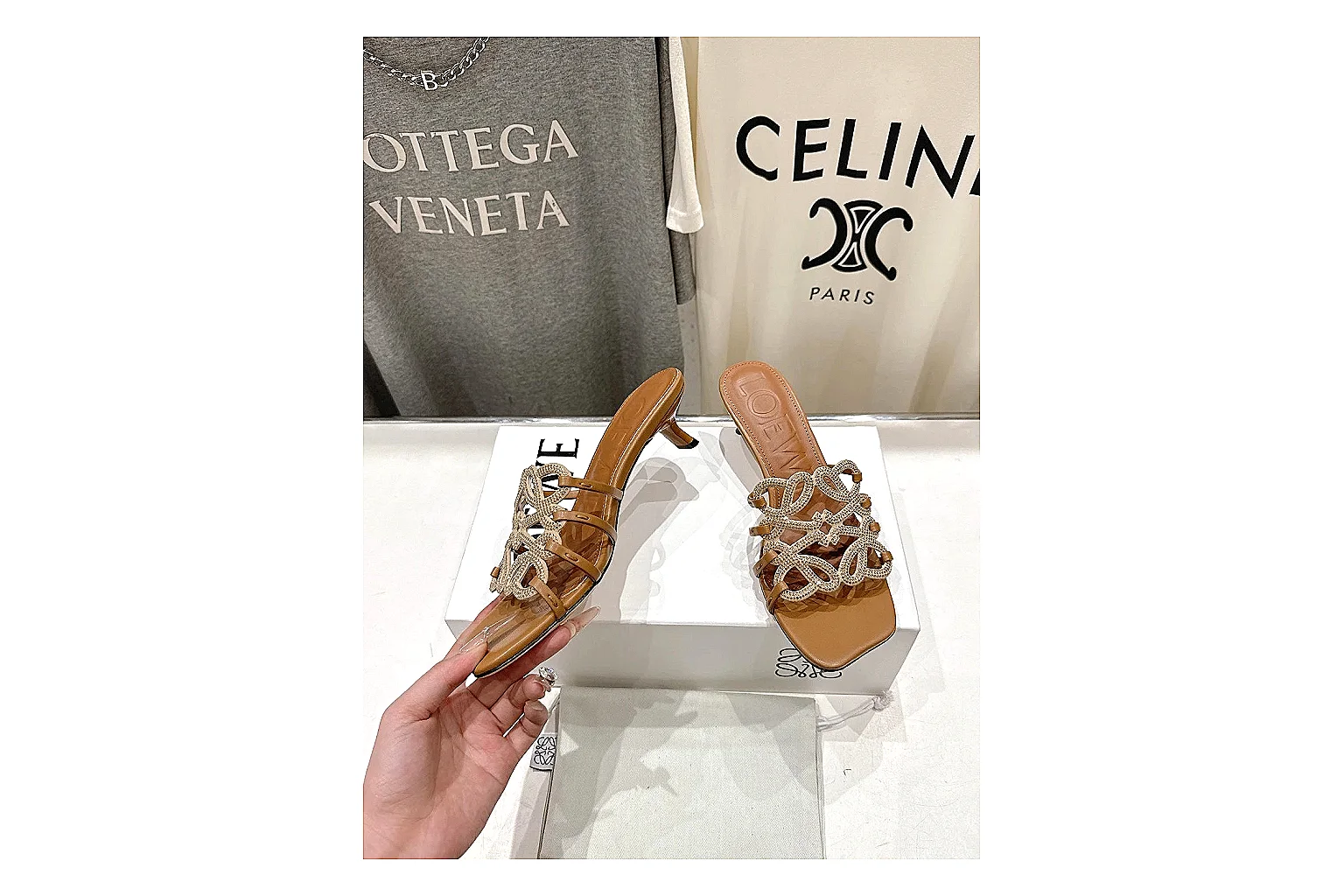 gogobuy.cloud Tan Woven Mule 0038 Tan mule product image thumbnail 5