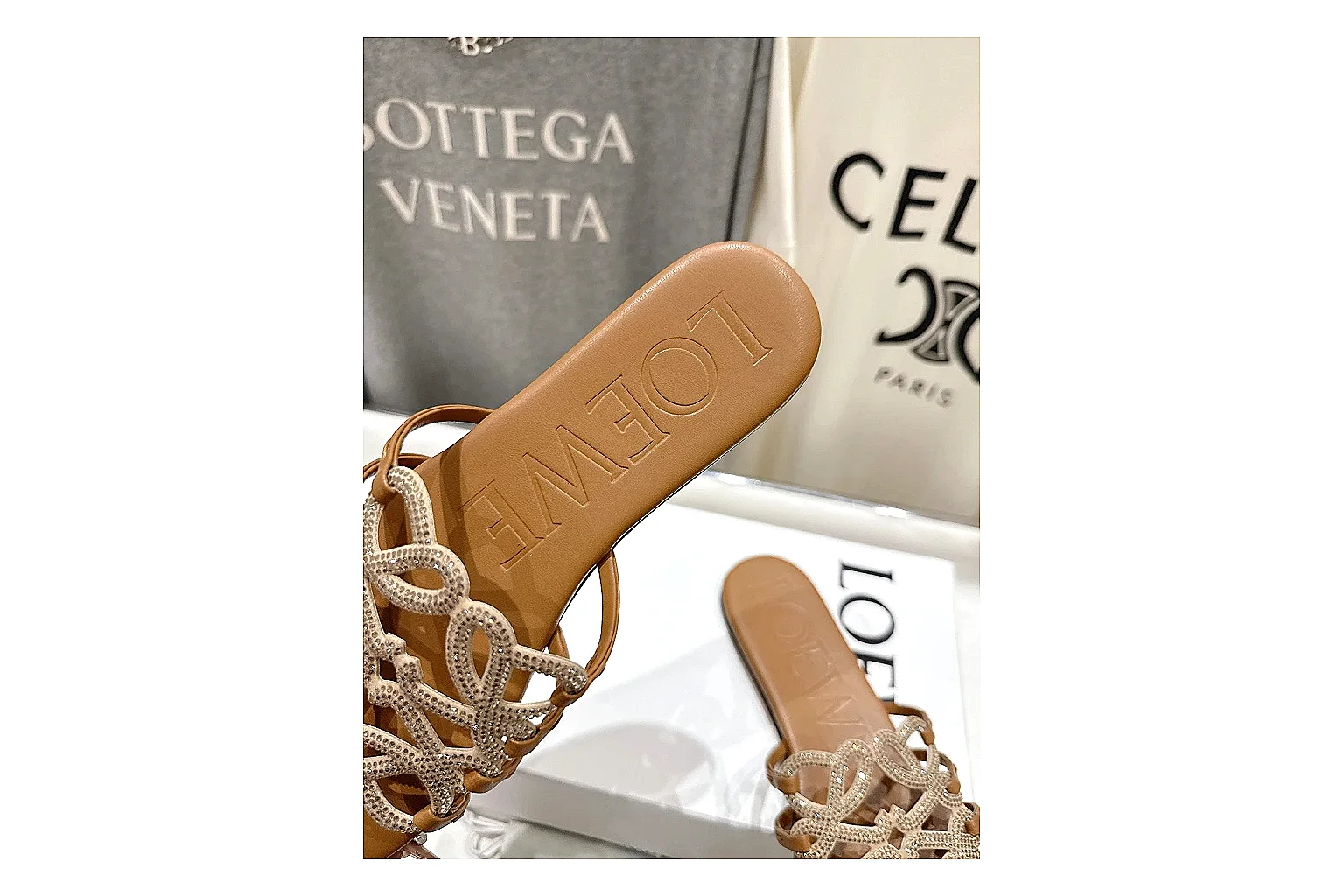 gogobuy.cloud Tan Woven Mule 9204 Tan mule product image thumbnail 3