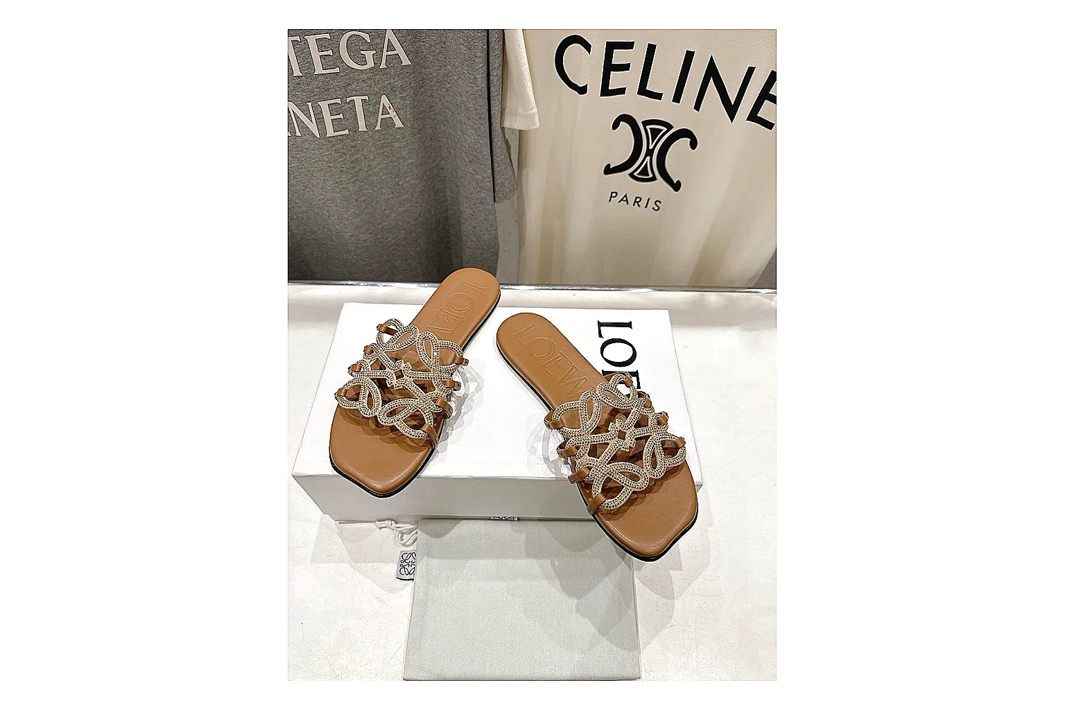 gogobuy.cloud Tan Woven Mule 9204 Tan mule product image thumbnail 4