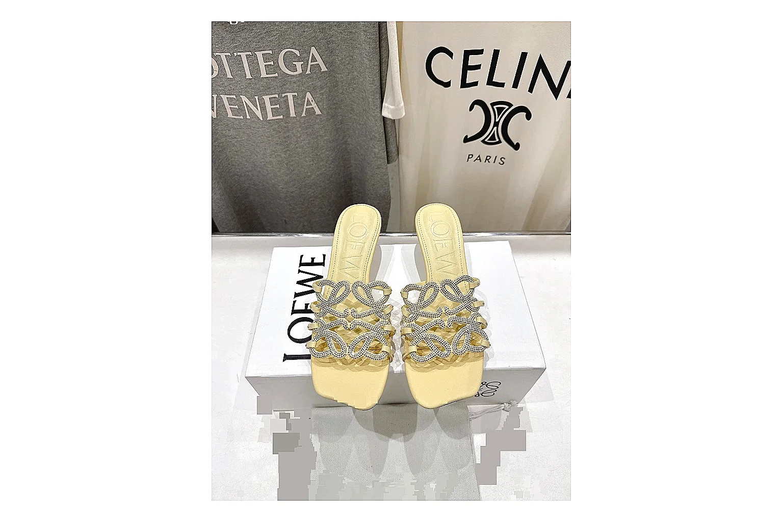 gogobuy.cloud Yellow Woven Mule 9960 Yellow mule product image