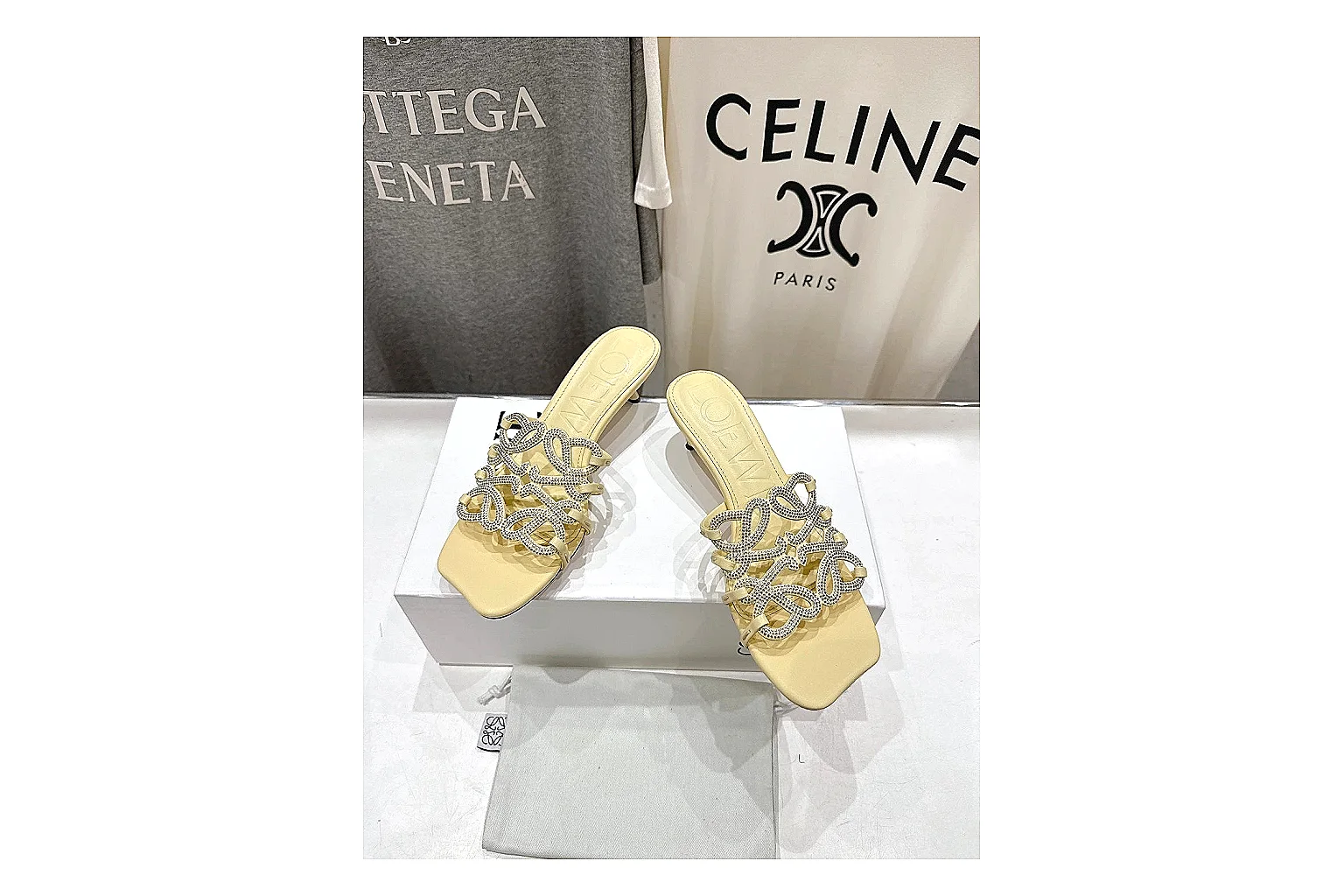 gogobuy.cloud Yellow Woven Mule 9960 Yellow mule product image thumbnail 4