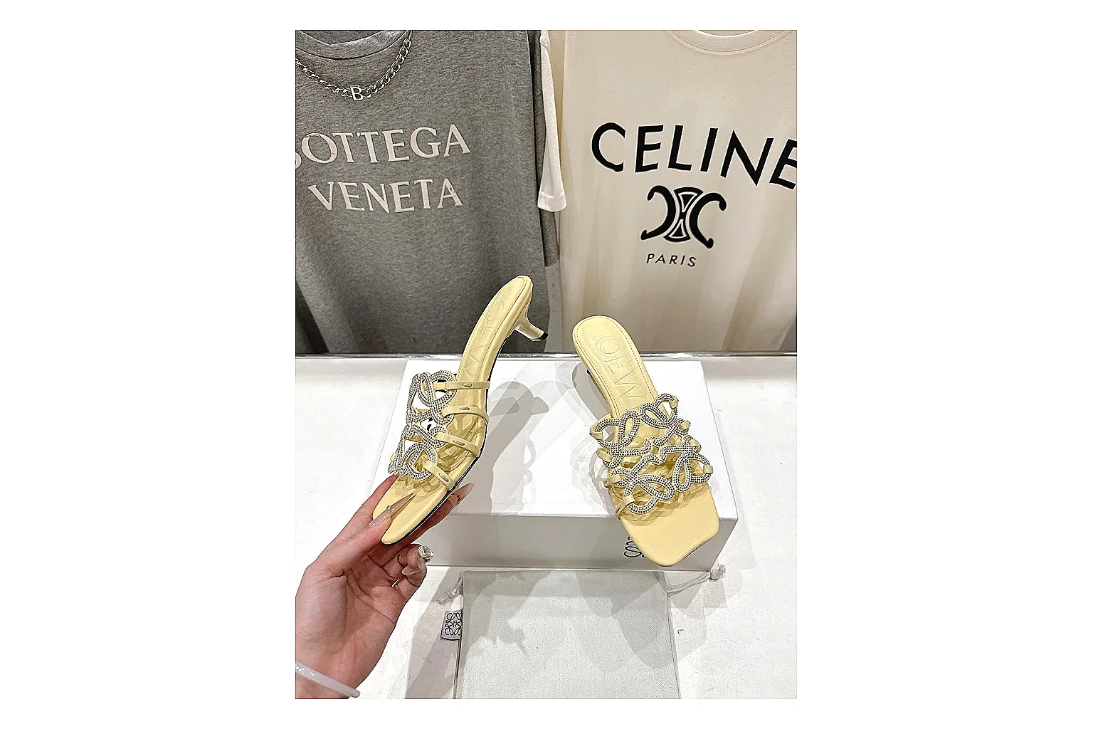 gogobuy.cloud Yellow Woven Mule 9960 Yellow mule product image thumbnail 5