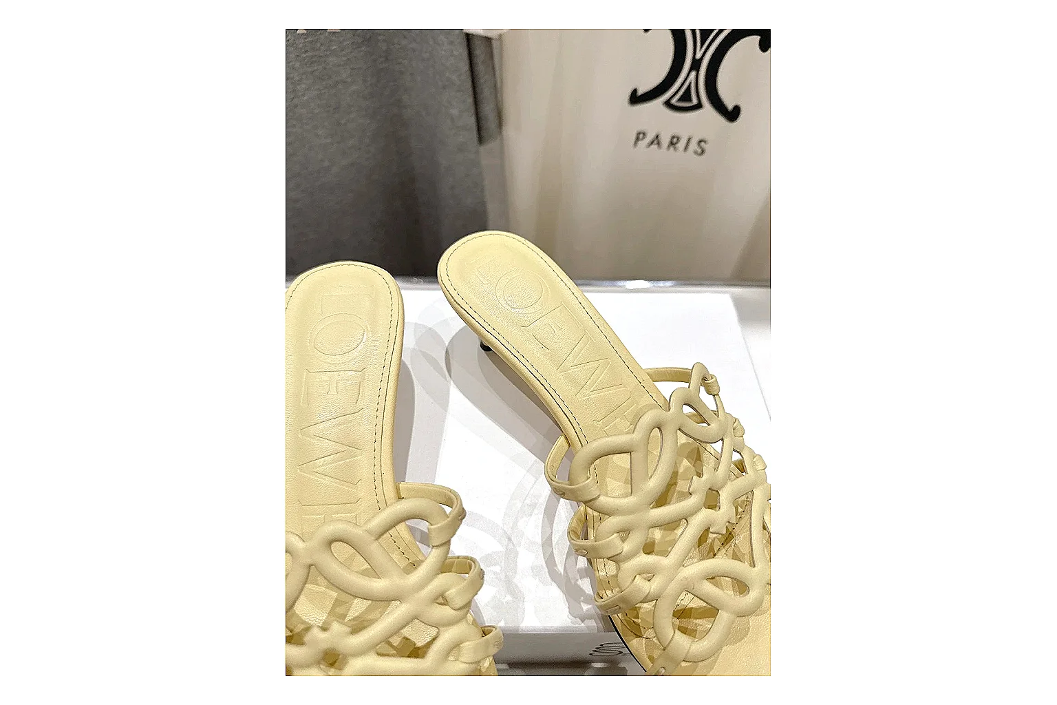 gogobuy.cloud Yellow Woven Mule 9560 Yellow mule product image thumbnail 3