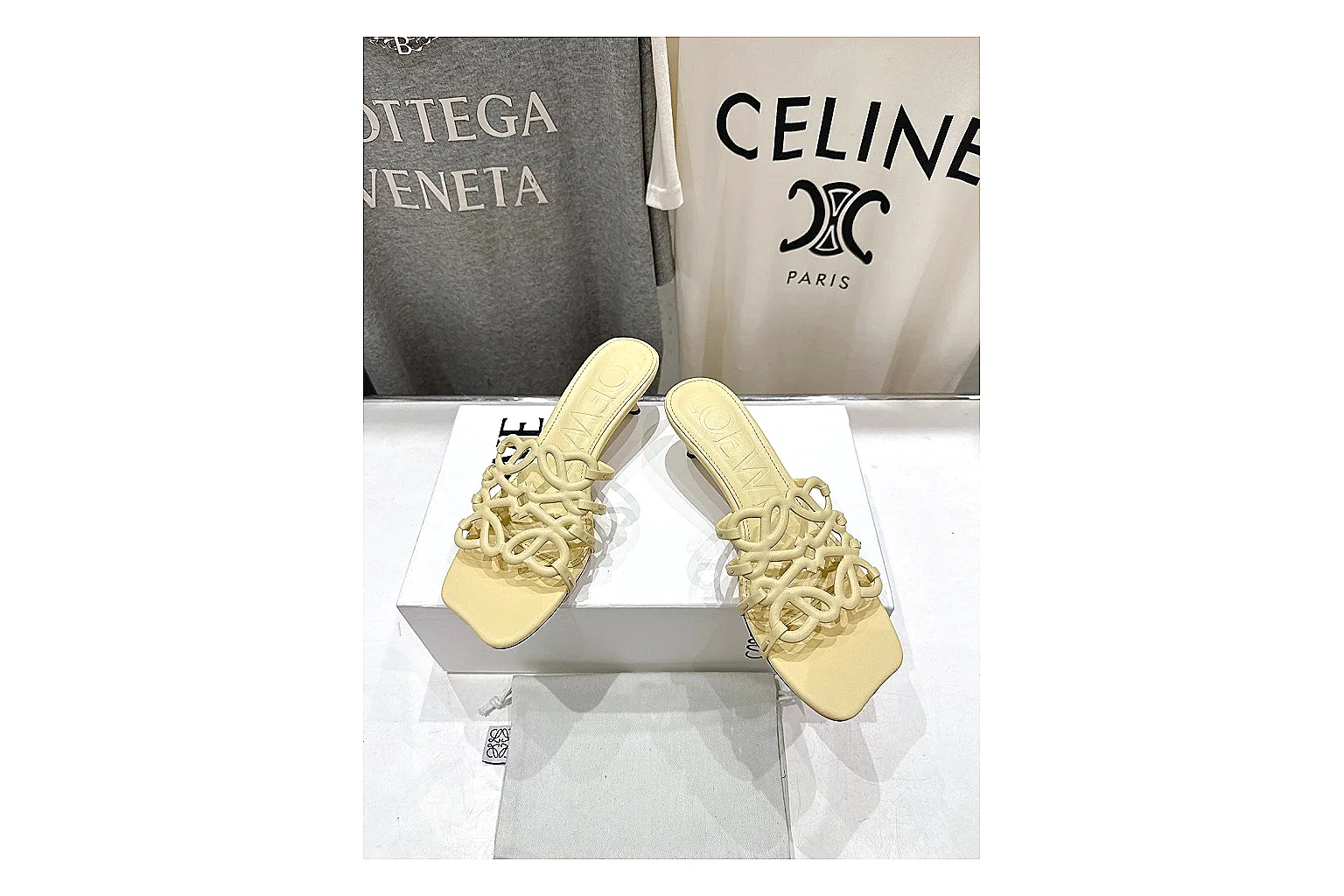 gogobuy.cloud Yellow Woven Mule 9560 Yellow mule product image thumbnail 4