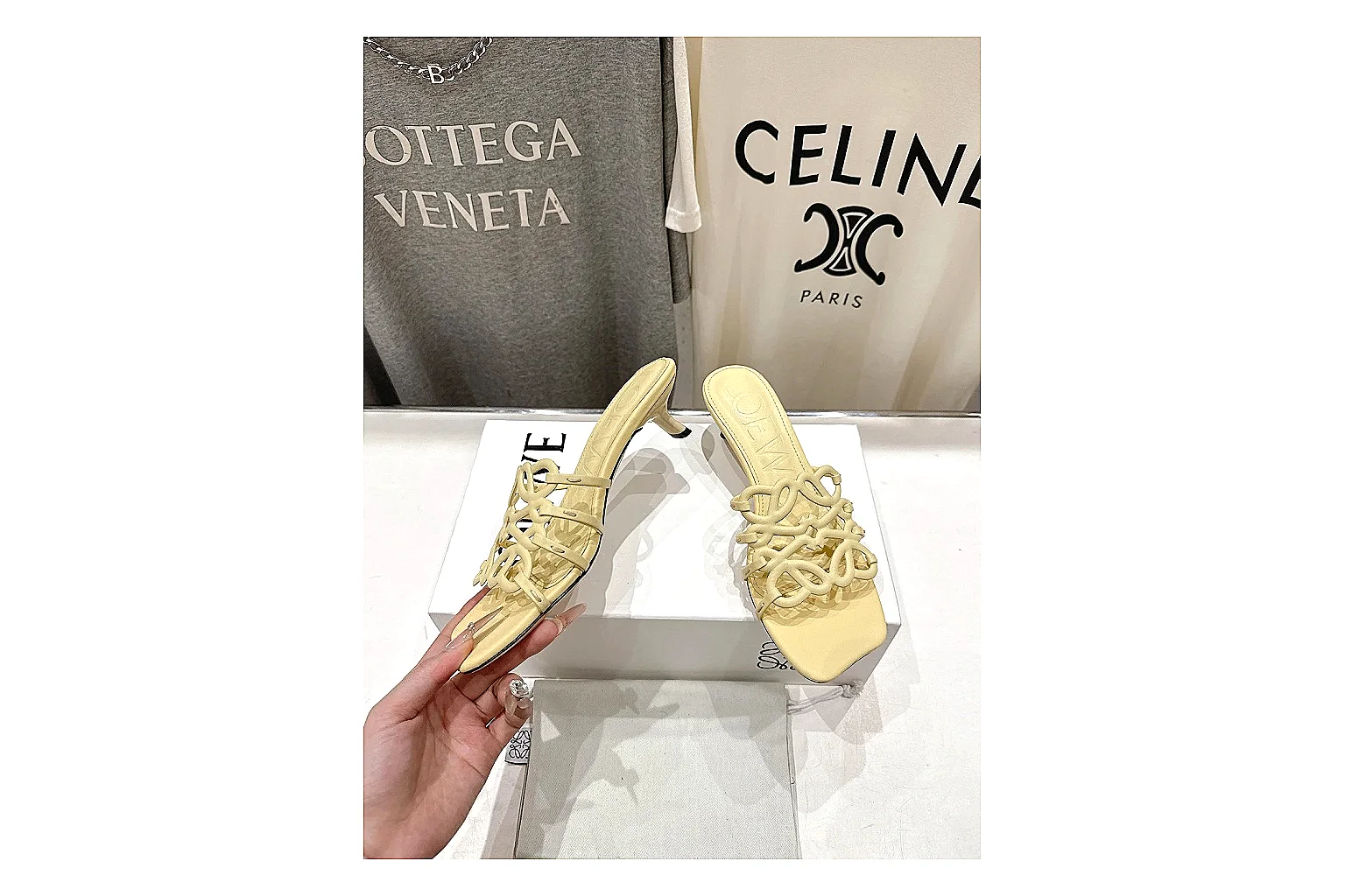 gogobuy.cloud Yellow Woven Mule 9560 Yellow mule product image thumbnail 5